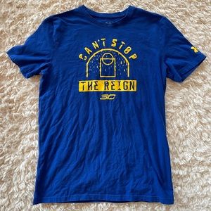 EUC Under Armour Golden State Warriors basketball shirt youth size XL